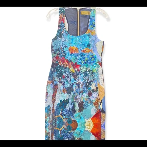Nicole Miller Sleeveless Dress - Picture 3 of 12